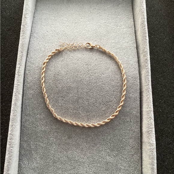 🪻 NWT Gold Rope Chain Anklet - Picture 6 of 7